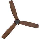 Sven 54” LED Smart Fan Matte Black By Hinkley - Down View3