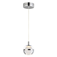 Swank 1-Light LED Pendant by ET2 - Polished Chrome