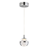Swank 1-Light LED Pendant by ET2 - Polished Chrome