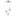 Swank LED Pendant by ET2 - 3-Light, Polished Chrome