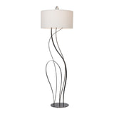 Sway Floor Lamp, shown in Dark Smoke, by Hubbardton Forge