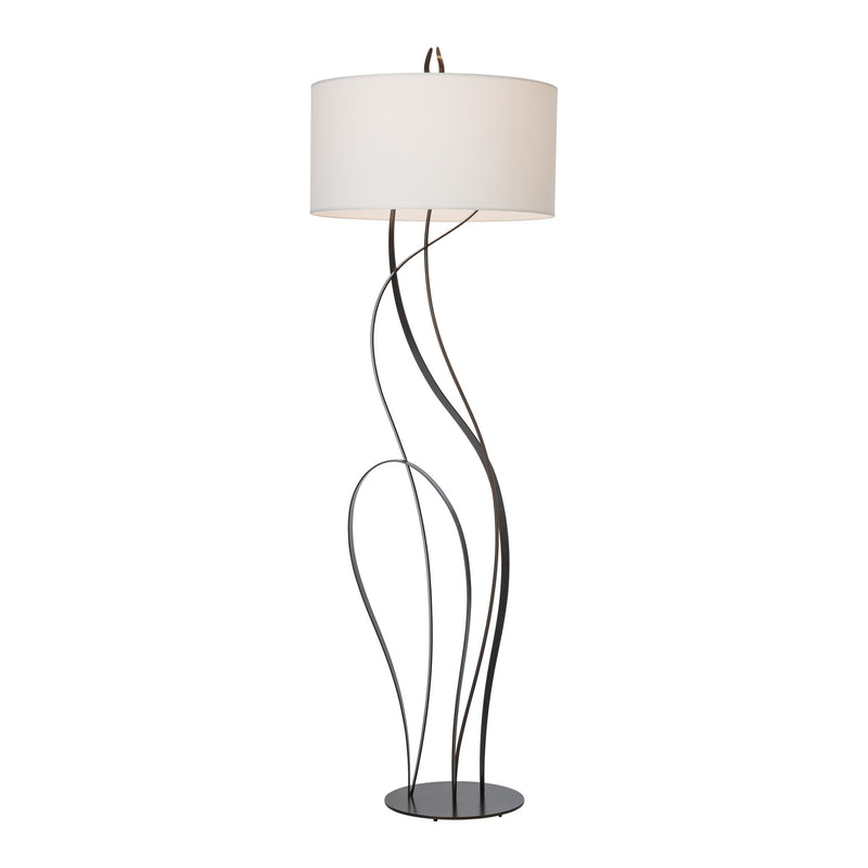 Sway Floor Lamp, shown in Dark Smoke, by Hubbardton Forge