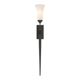 Sweeping Taper Wall Sconce in Black by Hubbardton Forge