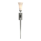 Sweeping Taper Wall Sconce in Natural Iron by Hubbardton Forge