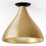 Swell Flush Mount Wide Brass Brass By Pablo