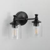 Swirl Wall Sconce Vanity Light Black by Maxim Lighting