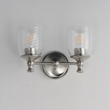 Swirl Wall Sconce Vanity Light Satin Nickel by Maxim Lighting