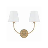 Sylvan Flared Shade Sconce 17" Vibrant Gold