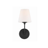 Sylvan Flared Shade Sconce 6" Black Forged