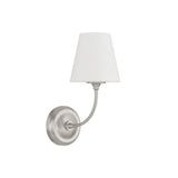 Sylvan Flared Shade Sconce 6" Brushed Nickel