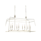 Sylvan Linear Chandelier 42'' Polished Nickel Silver