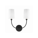 Sylvan Sconce 15.5" Black Forged