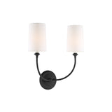 Sylvan Sconce 15.5" Black Forged