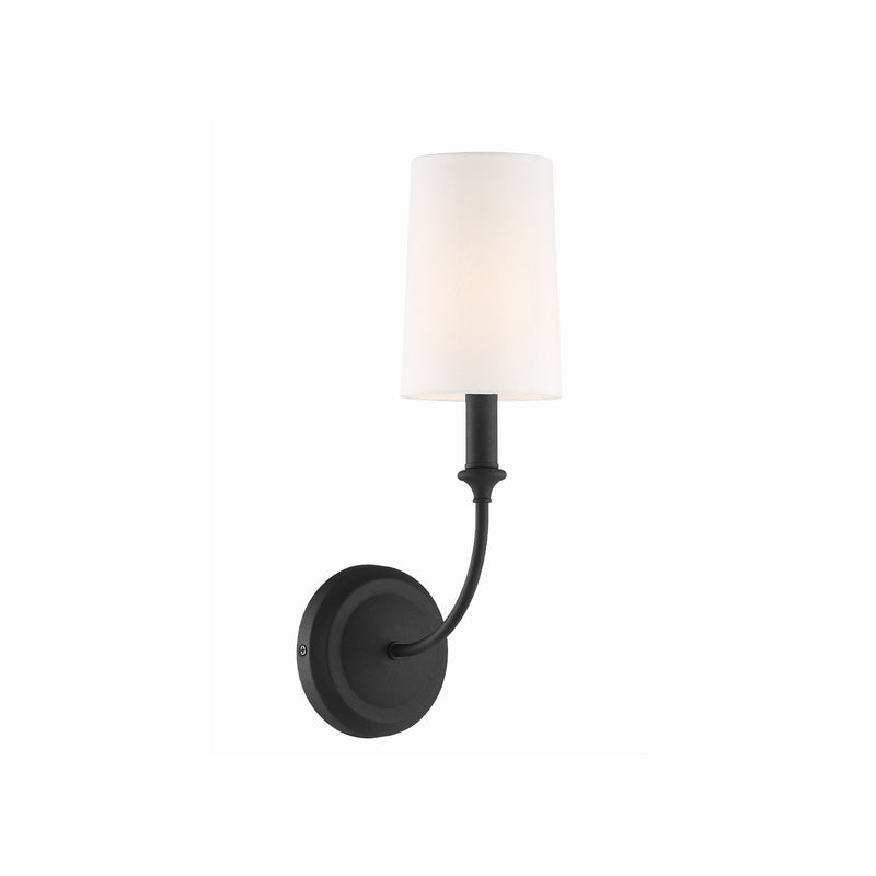 Sylvan Sconce 4.75" Black Forged
