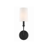 Sylvan Sconce 4.75" Black Forged