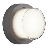 Syvana Round Wall Sconce Grey