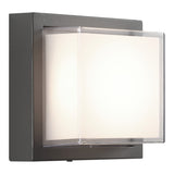 Syvana Square Wall Sconce Grey