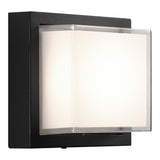 Syvana Square Wall Sconce Matte Black