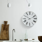Arne Jacobsen Roman Wall Clock, Extra Large, Ø: 18.9" By Arne Jacobsen