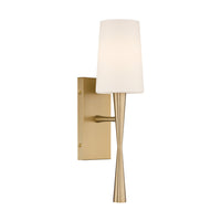 Trenton 5'' Aged Brass Sconce by Crystorama