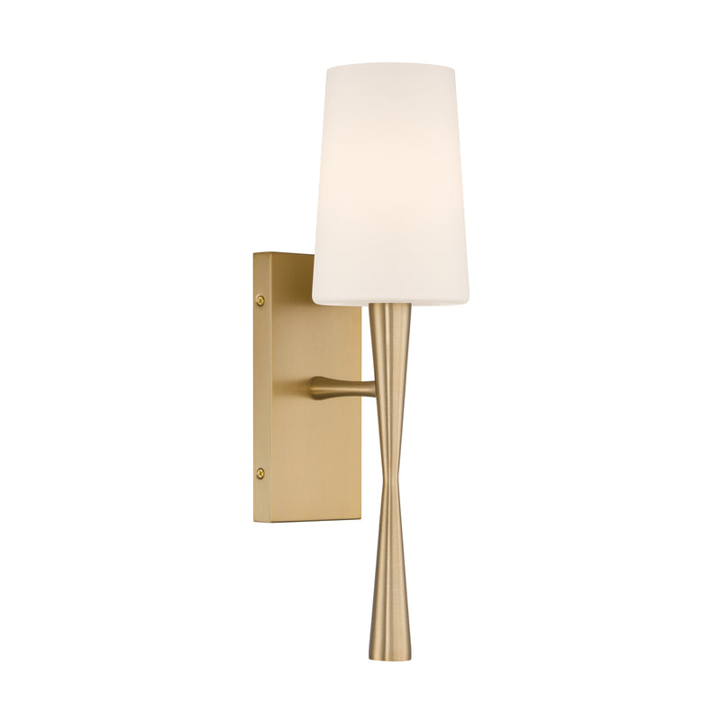 Trenton 5'' Aged Brass Sconce by Crystorama