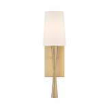 Trenton 5'' Aged Brass Sconce by Crystorama