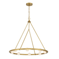 Terrell 29.5'' LED Luxe Gold Chandelier by Crystorama