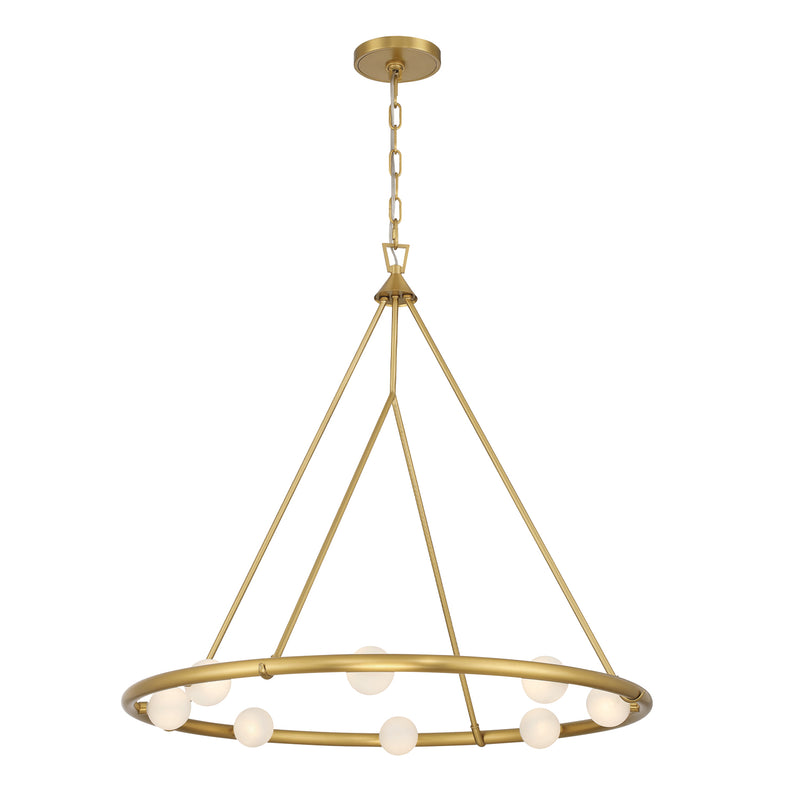 Terrell 29.5'' LED Luxe Gold Chandelier by Crystorama