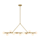 Terrell 46.5'' LED Luxe Gold Linear Chandelier by Crystorama