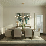 Terrell 46.5'' LED Luxe Gold Linear Chandelier by Crystorama