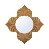 Tullos 48'' Burnished Brass Mirror by Crystorama