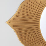 Tullos 48'' Burnished Brass Mirror by Crystorama