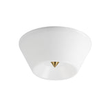 Tack Flush Mount Natural Aged Brass by Maxim Lighting