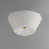 Tack Flush Mount Natural Aged Brass by Maxim Lighting