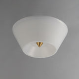 Tack Flush Mount Natural Aged Brass by Maxim Lighting