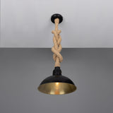 Tahiti Rope Pendant - Matte Black
