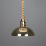 Tahiti Rope Pendant - Polished Brass