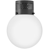 Taj Ceiling Light Black By Lark Living - Side View2