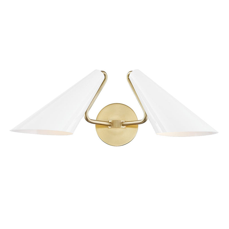 Talia Wall Sconce - Aged Brass