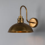 Talise Swan Neck Wall Light - Antique Brass