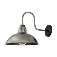 Talise Swan Neck Wall Light - Antique Silver