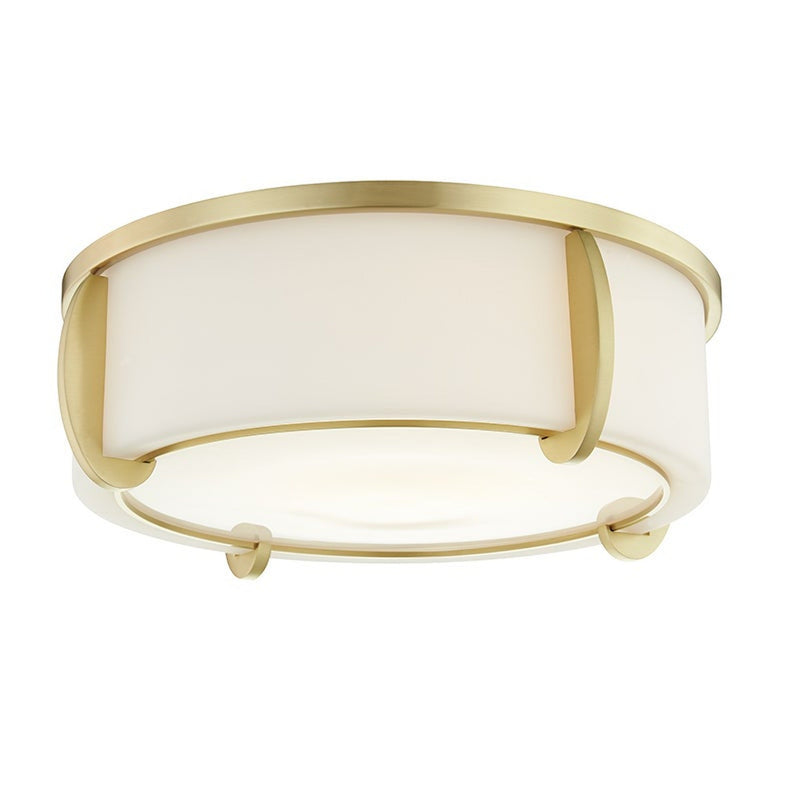 Talon Flush Mount - Aged Brass by Hudson Valley