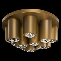 Tamara Semi-Flush Mount Aged Brass By Schonbek Beyond