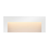 Taper Deck Sconce Wide Horizontal - Satin White - by Hinkley