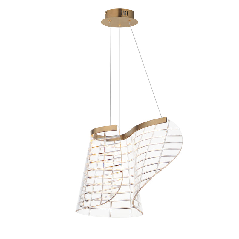 Tartan 1-Light LED Pendant by ET2