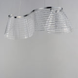 Tartan 1-Light Linear LED Pendant by ET2 - Polished Chrome