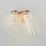 Tartan LED Wall Sconce by ET2 - Brushed Champagne