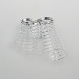 Tartan LED Wall Sconce by ET2 - Polished Chrome