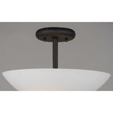Taylor Semi-Flush Mount Textured Black by Maxim Lighting