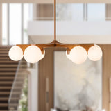 Teak Briar Chandelier by Kuzco Lighting